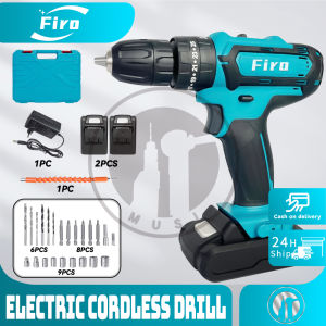 2IN1 MMA-400 MINI Portable IGBT Inverter Welding Machine + 36V Cordless Electric Drill Impact Hammer Impact 2x Battery Cordless Screwdriver Power