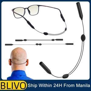 No Tail Glasses Strap Adjustable Silicone Eyewear Rope Anti-Slip Spectacle Cord Strap Universal Glasses Holder Ear Hook
