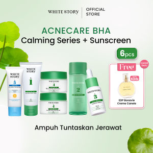 White Story Paket Acne – Jerawat BHA Calming Acnecare Set Paket Wajah