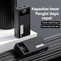 YIBAO LENTIVEN Powerbank 60000mAh Fast Charging Digital Display W77. 