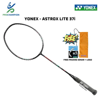 Raket Badminton Yonex Original Astrox Lite 37i i-Series 5UG5 Black