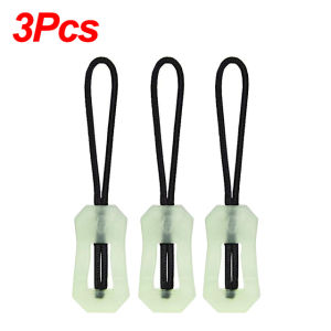 เชือกรูดซิปเรืองแสง1/3/6ชิ้นเชือกรูดซิปเชือกพีวีซีหัวเลื่อนชุดซ่อม DIY กระเป๋าเสื้อผ้าซิปเชือกอุปกรณ์อุปกรณ์เย็บผ้า