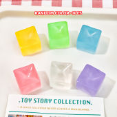 Ice Cube Soft Decompression Pinch Squishy Toys For Kids Antistress Ball Squeeze Party Favors