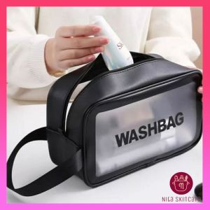 Tas Kosmetik Alat Mandi Toiletries Transparan Anti Air Toilet Bag Waterproof