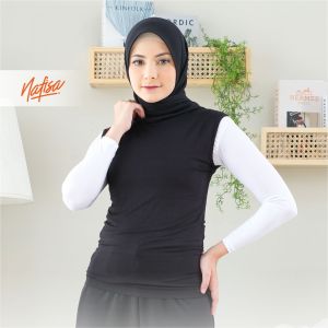 Nafisa Manset Agata - Dalaman Tanpa Lengan Manset Buntung Inner Baju Size Lengkap