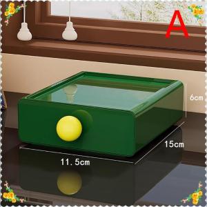 💖【Special price】💝CHUN ลิ้นชักเก็บของบนโต๊ะแบบดึงออกได้กล่องเก็บของสีตัดกันลิ้นชักจัดระเบียบของจุกจิกในสำนักงาน