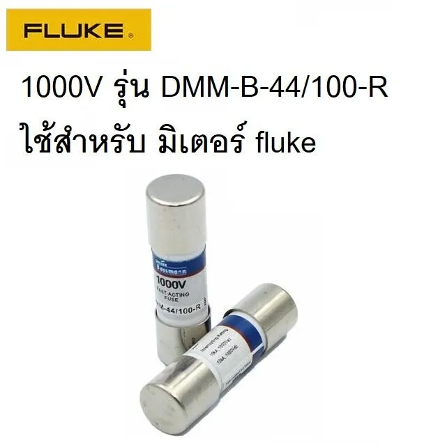 ฟิวส์ 1000V รุ่น DMM-B-44/100-R Fuse ฟิวส์มิเตอร์ Fluke 1000v ...