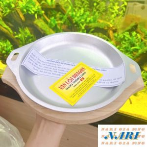Chảo ốp la chiên trứng Vạn Lợi size 20cm - Chảo nhôm trắng kèm đế dùng làm bánh mì chảo chiên trứng - gia dụng Nari