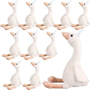 6/10/16Pcs One Silly Goose Birthday Decor 11.8 Inch Goose Stuffed Animal With Pink/Blue HatsBirthday Party Hats2026