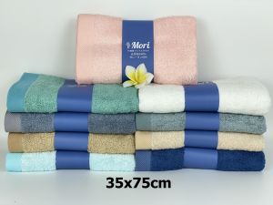 Khăn mặt khăn gội sợi tre MORI xuất Nhật cao cấp 35x75cm