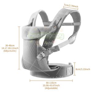 3-In-1 Baby Carrier for Newborn Sling Breathable Foldable Travel Upgraded Backpack Ergo Carriers 0-36M