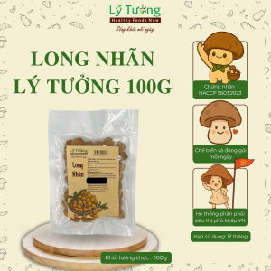 Long Nhãn 100g - Thực phẩm Lý Tưởng - Sấy Khô Hương Vị Ngọt Nhẹ Đến Từ Thiên Nhiên
