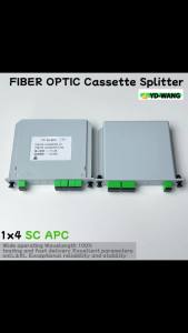 SC APC PLC 1X4 FTTH Fiber Optic Splitter 1X4 SC PLC Splitter Planar waveguide type Optical Coupler Splitter Big sale 1/3/5pcs