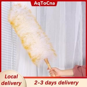 [COD] AqToCna Ship within 24 hours Wool Duster Household Cleaning Dust Duster Brush Car Cleaning Sweeping Dust Home Daily Use Washable Clean Houseware Tools