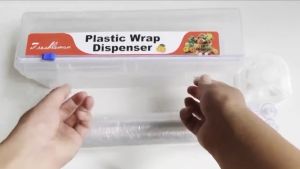 Household Cling Film Cutting Box Kitchen Plastic Cling Film Cutter Food Wrap Tin Foil Cutting Tool
