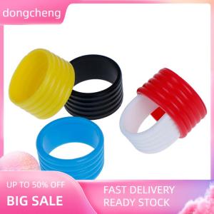 dongcheng วงแหวนยางด้ามจับยืดได้4ชิ้นด้ามจับไม้เทนนิสยืดได้