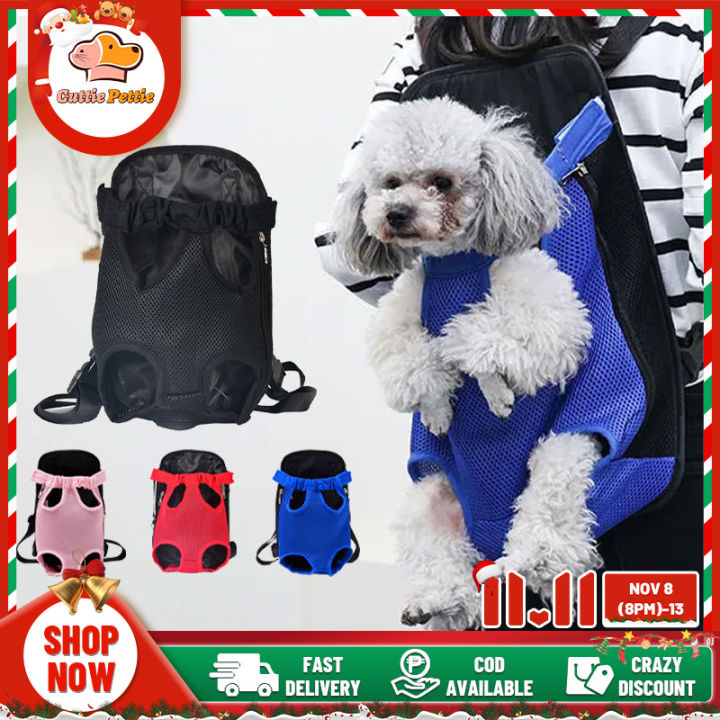 Pet Dog Carrier Front Cat Carrier Pet Carrier Breathable Bag Adjustable Carrier Outdoor Backpack Lazada PH