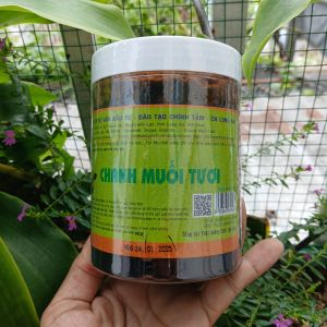 Chanh muối tươi hữu cơ chanh muối ngâm đường vàng chanh muối tươi Thật Dưỡng thức uống giải khát ngon bổ dưỡng