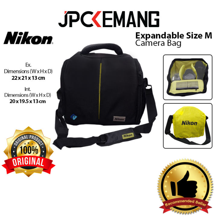 Nikon Expandable Size M Camera Bag Tas Kamera JPC KEMANG ORIGINAL ...