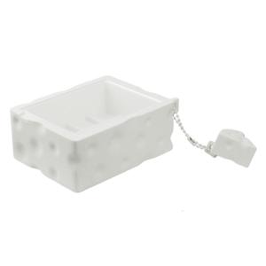 Portable Keycap Storage Case Cheese Shape Design Keycaps Holder Box Safe Durability