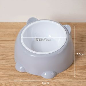 Baby care ชามอาหารแมว ชามอาหารหมา รูปร่างหูแมว ทรงเอียง15องศา XJbowl2