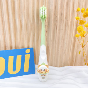 Childrens Toothbrush 3-6 Years Old 6 to 12 Years Old Eggboy Party Mouthguard Gum Protection Cartoon Soft Bristle Premium Toothbrush