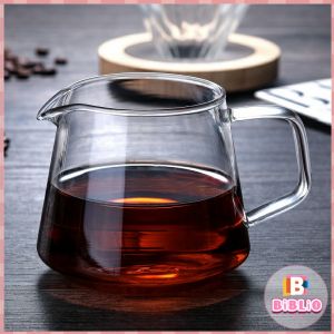 BIBLIO Household Glass Coffee Jug Hand Brewed Coffee Maker Teapot