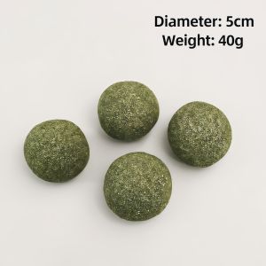 Catnip Balls Hairball Relief Natural Flavor Catnip Ball for Cats Build-In Bell PlayFul and Stress Relief Large Size