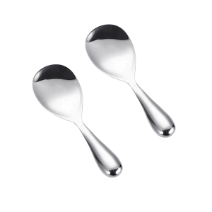 Household Stainless Steel Large Nonstick Canteen Spoon Rice Spoon Rice Serving Scooper Large Dinner Spoon Non-Stick Rice Paddle