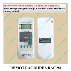 REMOTE AIR CONDITIONER / REMOT / REMOTE AC MIDEA RAC-94