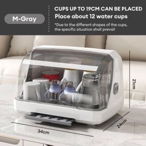 JDEE กล่องเก็บขวดนมเด็ก ฝาปิดขวดนมกันฝุ่น ที่คว่ำขวดนมเด็ก ที่เก็บจุกนม ชั้นเก็บถ้วย ที่เก็บขวดนม