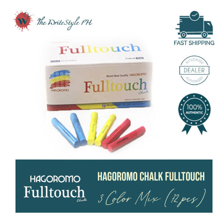 Hagoromo Chalk Fulltouch 3-Color Mix (72 Pcs) | Lazada PH