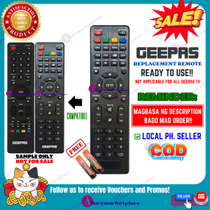 GEEPAS TV Remote Replacement [**Mag Basa B4 Umorder**] NO SET UP REQUIRED NO CODE QUBE Smart TV Remote GEEPAS TV Remote QUBE alluremarketplace2ND