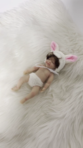 6.7 Reborns Life Like Toy Baby Doll Toddler Sleeping Dolls Waterproof Mini Reborns Doll that Looks Real with EyesClose