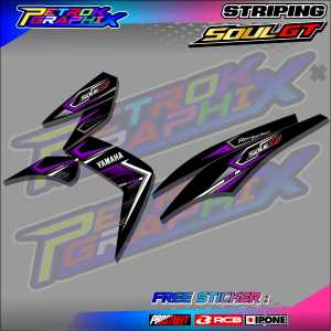 STRIPING VARIASI YAMAHA MIO SOUL GT 115 / STICKER LIST- MOTOR MIO SOUL GT 115