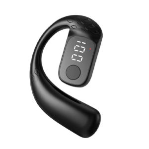 Z10 Rotatable digital display Bluetooth earphones bone conduction suitable for left and right ears wireless long battery life ear-clip style Bluetooth 5.4