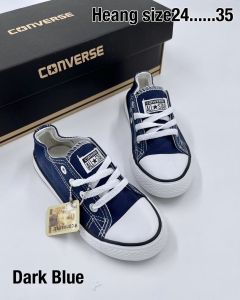 รองเท้าผ้าใบเด็กCon All Star Sz.24-36 Eu มี 10 สี สวยแท้ 100 % เบา ใส่สบาย ทรงสวย รองเท้าเด็ก 99B026