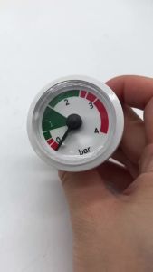 Wall Mounted Furnace Parts Pressure Gauge Capillary Steam Pressure Gauge For Ferroli Gas Boilers Replacement
