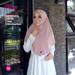 BARU Hijab Alfasa Bergo Luhana AF 056 Ukuran L Matt Jersey Serena Premium