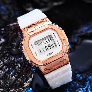 WNQNW Online Store Jam Tangan Perempuan Lelaki Wanita Digital Sports Stainless Women Men Watch