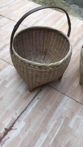 ตระกร้าอีสานจักสานจากไม้ไผ่ งานสานละเอียดแข็งแรง ตะกร้าสาน ตะกร้าสานไม้ไผ่ - Lazada