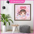 【PL】Hello Kitty Girl 5D DIY Diamond Painting Kuromi and Stitch Cute Gift for Home Decor 30x30cm/40x40cm/50x50cm. 