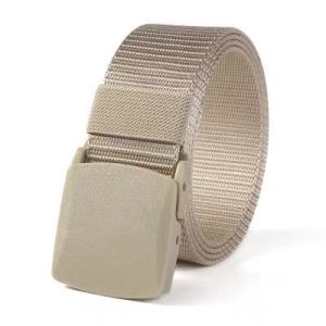 Mens Belt Casual Versatile Tactical Belt Canvas Belt Metal-Free Outdoor Belt Tali Pinggang Lelaki