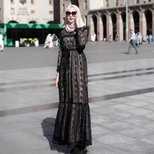 Gamis Modern Lebaran Mewah Baju Brokat Dewasa OOTD Dress Wanita Kondangan SHERYL SHABBY