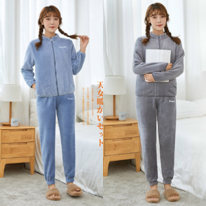 Bộ quần áo nữ - Bộ áo khoác lông cừu nữ chất siêu nhẹ mềm mịn ấm áp mùa đông - Hàng Quảng Châu loại đẹp