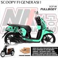 SCP 88 DECAL STICKER SCOOPY FI 2013 2014 2015 2016 SIMPEL FULLBODY. 