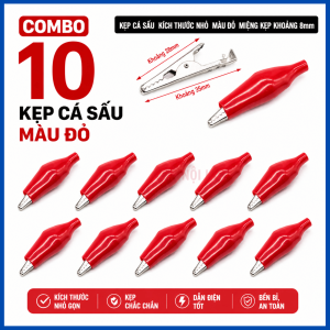 Kẹp Cá Sấu Kẹp Điện Kẹp Mạch Tiện Dụng Kẹp Cá sấu Sửa Chữa Điện Tử Từ Hà Nội Hifi