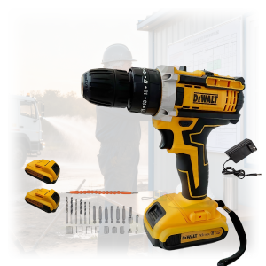 DeWalt Electric Screwdriver & Cordless Drill Set – Heavy Duty With Box