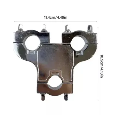 Clamp Drum Double-Clamp Drum Solid Silver-Clamp For Drum Set