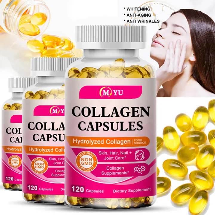 Collagen Capsules Whitening Slim Belly Weight Loss Whitening Skin